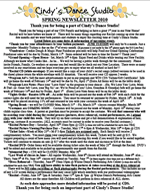 Spring Newsletter