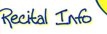 dancewithcindy.com ~ Recital Info